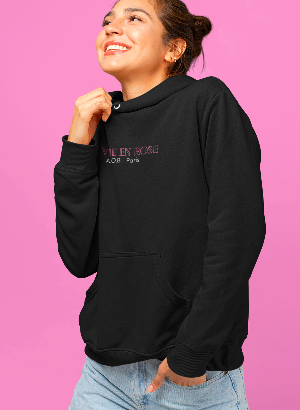THE “LA VIE EN ROSE” SWEATSHIRT 