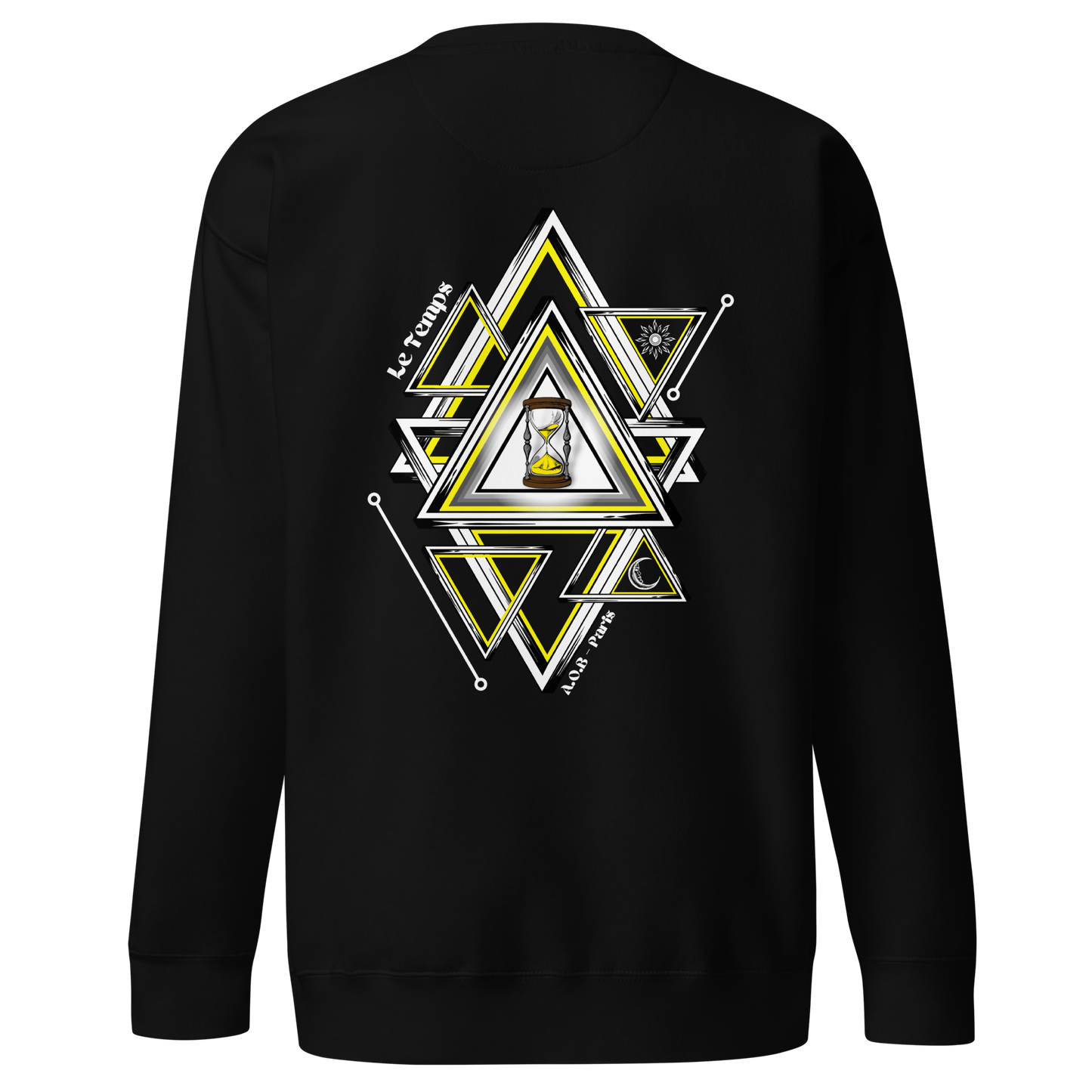 THE HOODLESS SWEATSHIRT "LE TEMPS" 