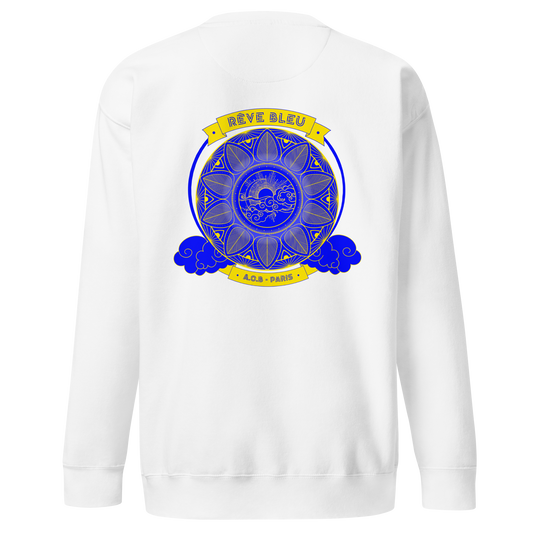 THE "BLUE DREAM" HOODLESS SWEATSHIRT