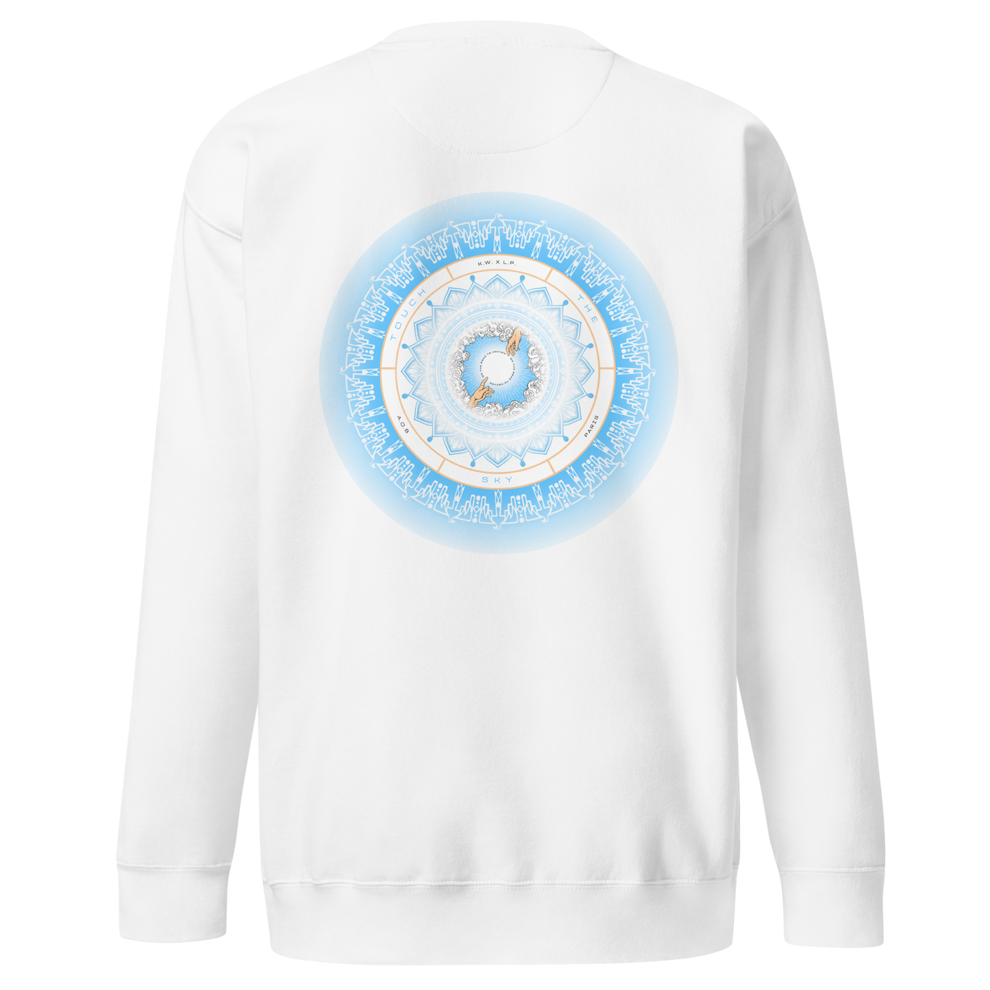 THE “TOUCH THE SKY” HOODLESS SWEATSHIRT 