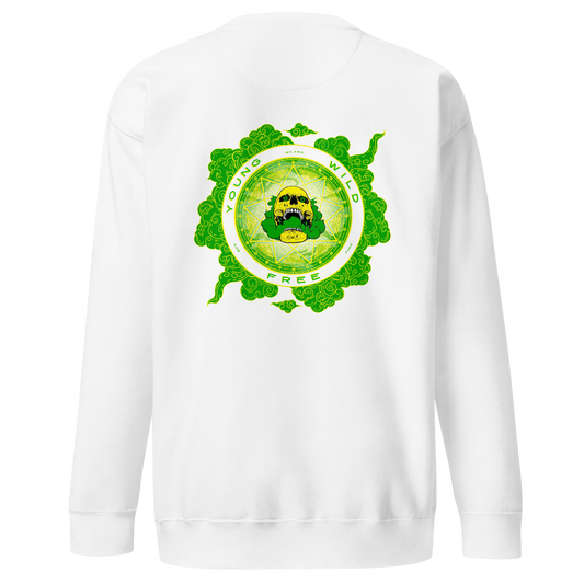 THE “YOUNG WILD &amp; FREE” HOODLESS SWEATSHIRT 