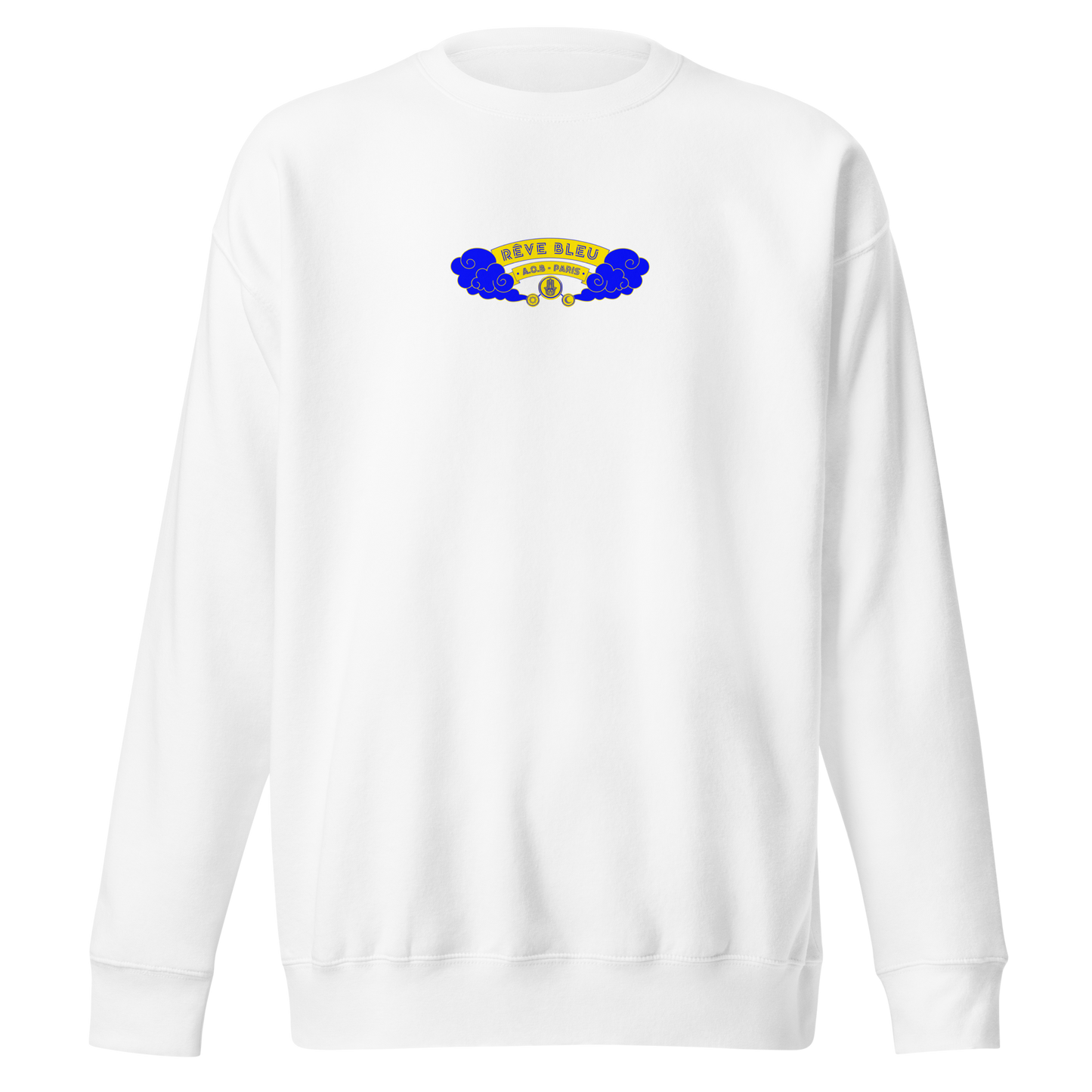 THE "BLUE DREAM" HOODLESS SWEATSHIRT